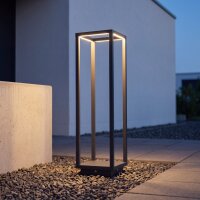 Lampadaire LED extérieur anthracite IP54 388lm...