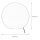Lampe de jardin décorative en blanc Ø45cm