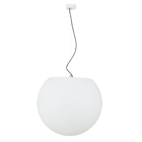Grande lampe à suspendre pour lextérieur en blanc Ø60cm