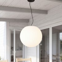 Suspension extérieure Blanc Boule Ø30cm