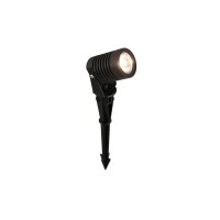 Projecteur LED Noir Blanc Chaud IP54 Jardin LIONEL