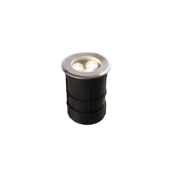Projecteur de sol à LED FIONA chromé Alu IP67 Lampe Spot