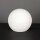 Lampe de jardin élégante Blanc abat-jour rond Ø30cm