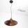 Suspension industrielle DOVER Ø30cm noir cuivre