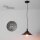 Suspension industrielle DOVER Ø30cm noir cuivre
