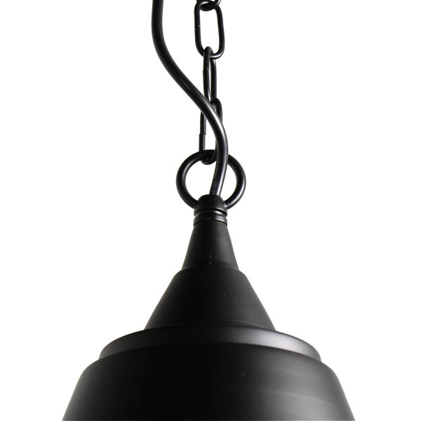 Lampe à suspendre Noir Vintage Ø 30 cm Métal E27
