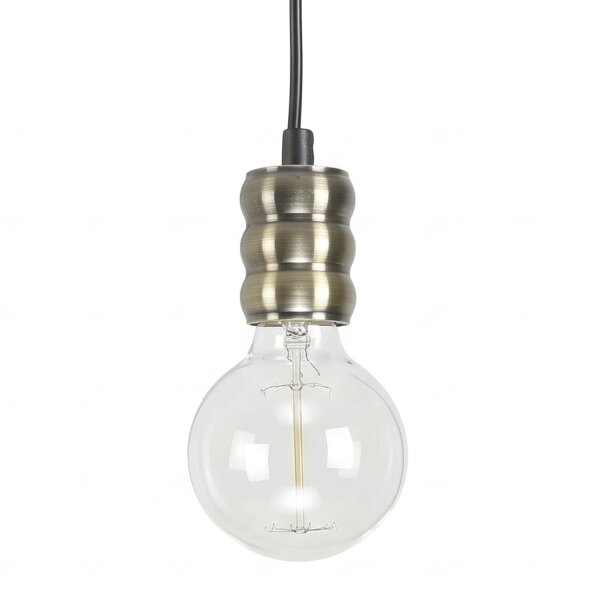 Lampe à suspendre réglable Vintage E27 en bronze