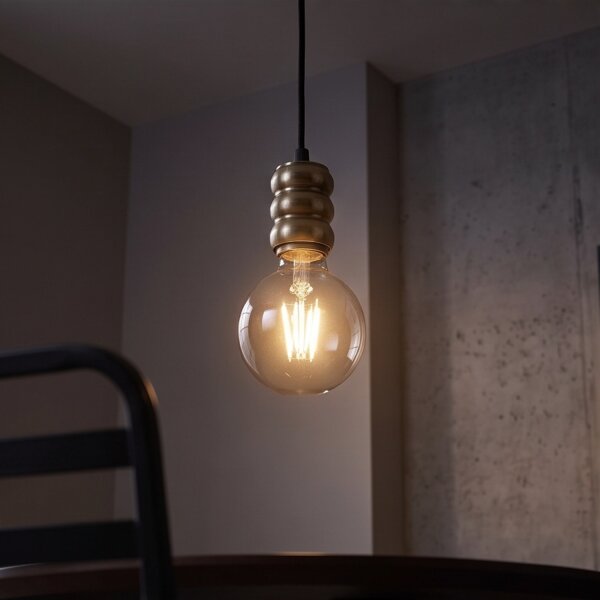 Lampe à suspendre réglable Vintage E27 en bronze