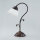 Lampe de table Art Nouveau laiton v&eacute;ritable antique Q5