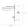 Applique LED salle de bain 4000 K blanc neutre chrome