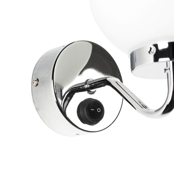 Luminaire de salle de bain Togo en argent