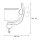 Applique murale Blanc Cristal Métal Tissu Abat-jour E27