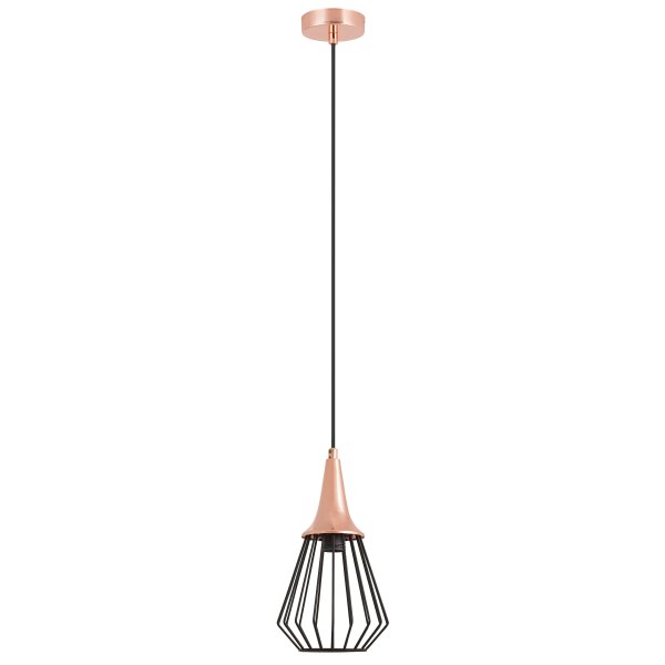 Lampe à suspendre en cuivre