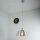 Lampe à suspendre réglable en hauteur Moderne en argent