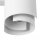 Plafonnier blanc métal design rond 2x GU10