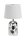 Lampe de table en c&eacute;ramique Tissu Interrupteur Feuilles H:30cm