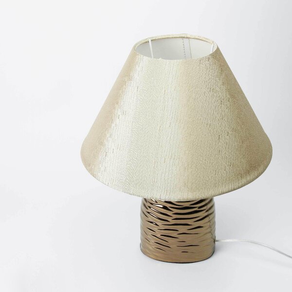 Elégante lampe de table Brella en marron