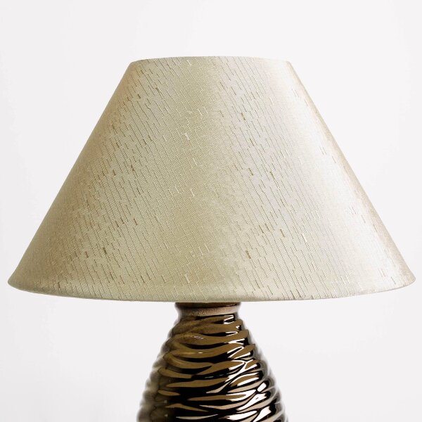 Elégante lampe de table Brella en marron