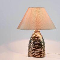 Elégante lampe de table Brella en marron