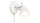 Spot mural avec interrupteur Shabby Chic E14 flexible