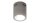 Plafonnier moderne en métal E27 Ø13,3cm en gris