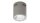 Plafonnier moderne en métal E27 Ø13,3cm en gris