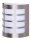 Lampe dext&eacute;rieur murale avec capteur &agrave; faible &eacute;blouissement IP44 en chrome