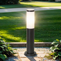 Lampadaire Extérieur Noir Blanc H:45cm IP44...