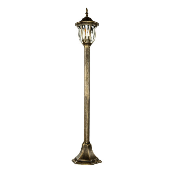 Or Ancienne lampe dallée MILANO 1m de haut rustique