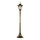 Or Ancienne lampe dallée MILANO 1m de haut rustique