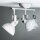 Projecteur rétro orientable blanc 3-flmg E14 GINA