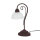 Lampe de table rustique Country couleur rouille