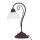 Lampe de table rustique Country couleur rouille