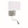 Lampe murale argent&eacute;e