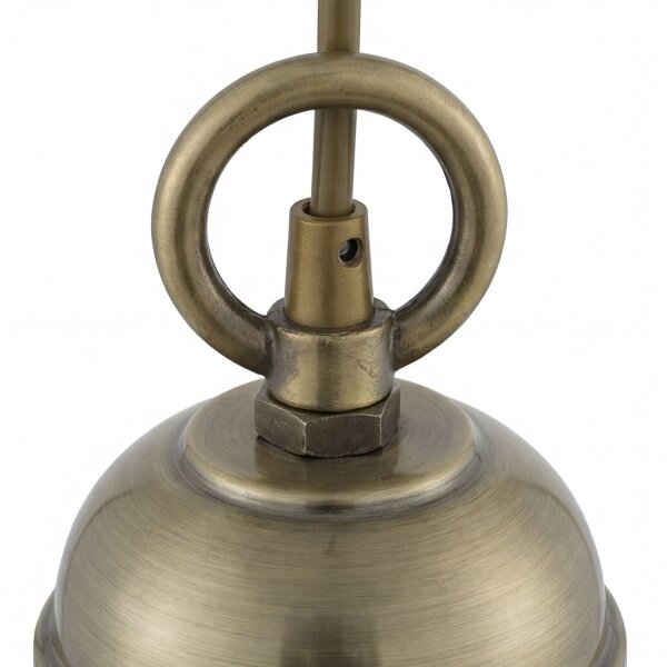 Suspension industrielle E27 couleur bronze