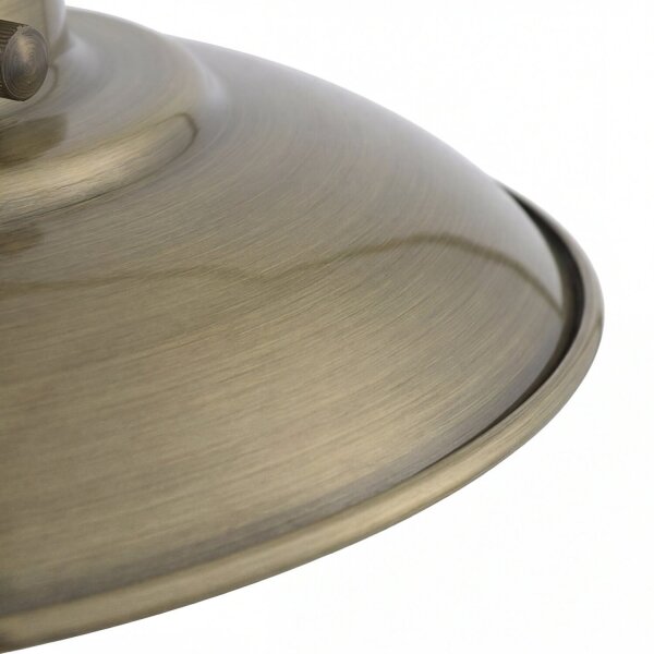 Suspension industrielle E27 couleur bronze