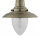 Suspension industrielle E27 couleur bronze