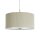 Suspension ronde moderne E27 en chrome