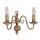 Applique murale 2 flmg. laiton massif/ancien