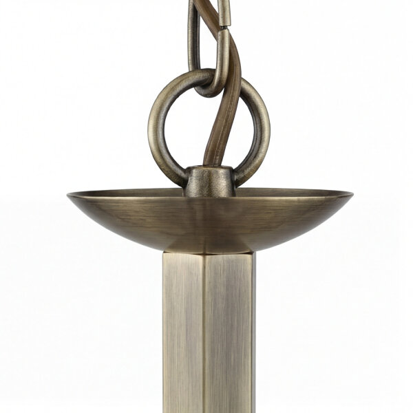 Lampe à suspendre rustique 5-flmg.