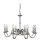 Lampe à suspendre rustique argenté 8-flmg.