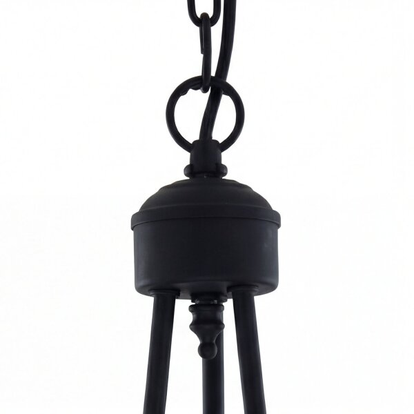Lustre en noir mat 3-flmg.