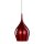 Suspension vintage E14 en rouge