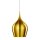 Lampe &agrave; suspendre jaune brillant
