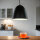 Lampe à suspendre Noir intérieur Blanc Rétro ronde Table à manger