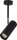 Plafonnier noir ajustable GU10