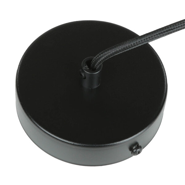 Lampe à suspendre moderne noire cuivre Ferra
