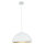 Suspension ronde blanc or Ferra