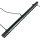 Lampe à suspendre noir abat-jour large Retro 3 flmg