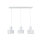 Suspension Rif Blanc 3 flammes